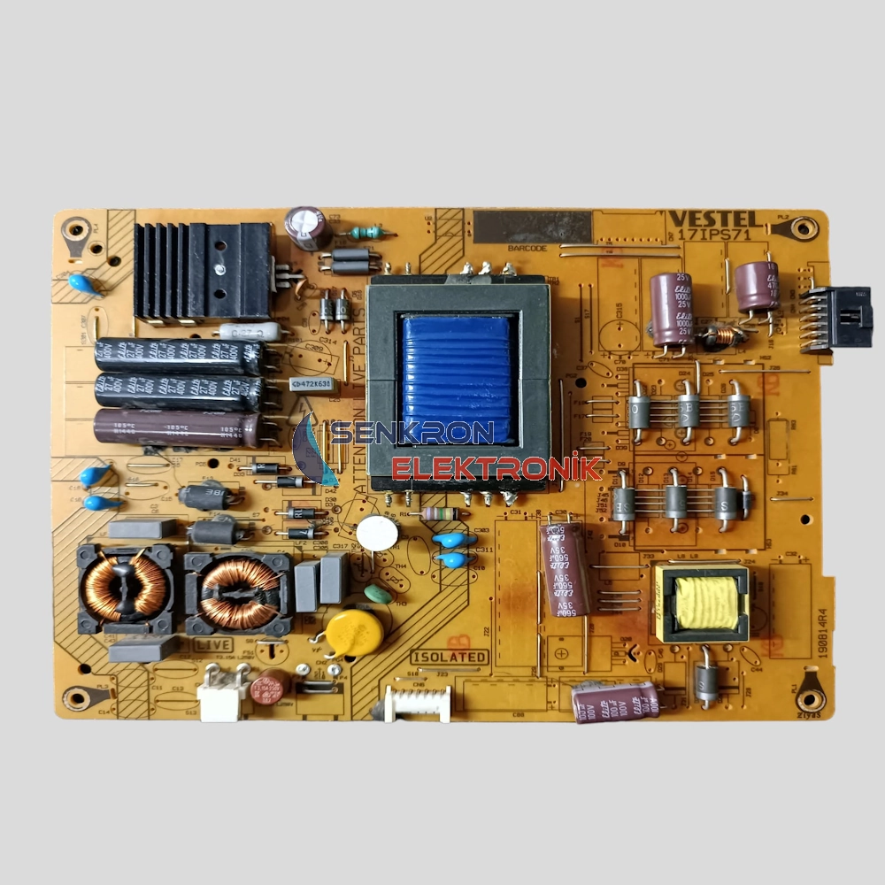 17IPS71, SEG 40SD6100 LED TV POWER BOARD, BESLEME KARTI