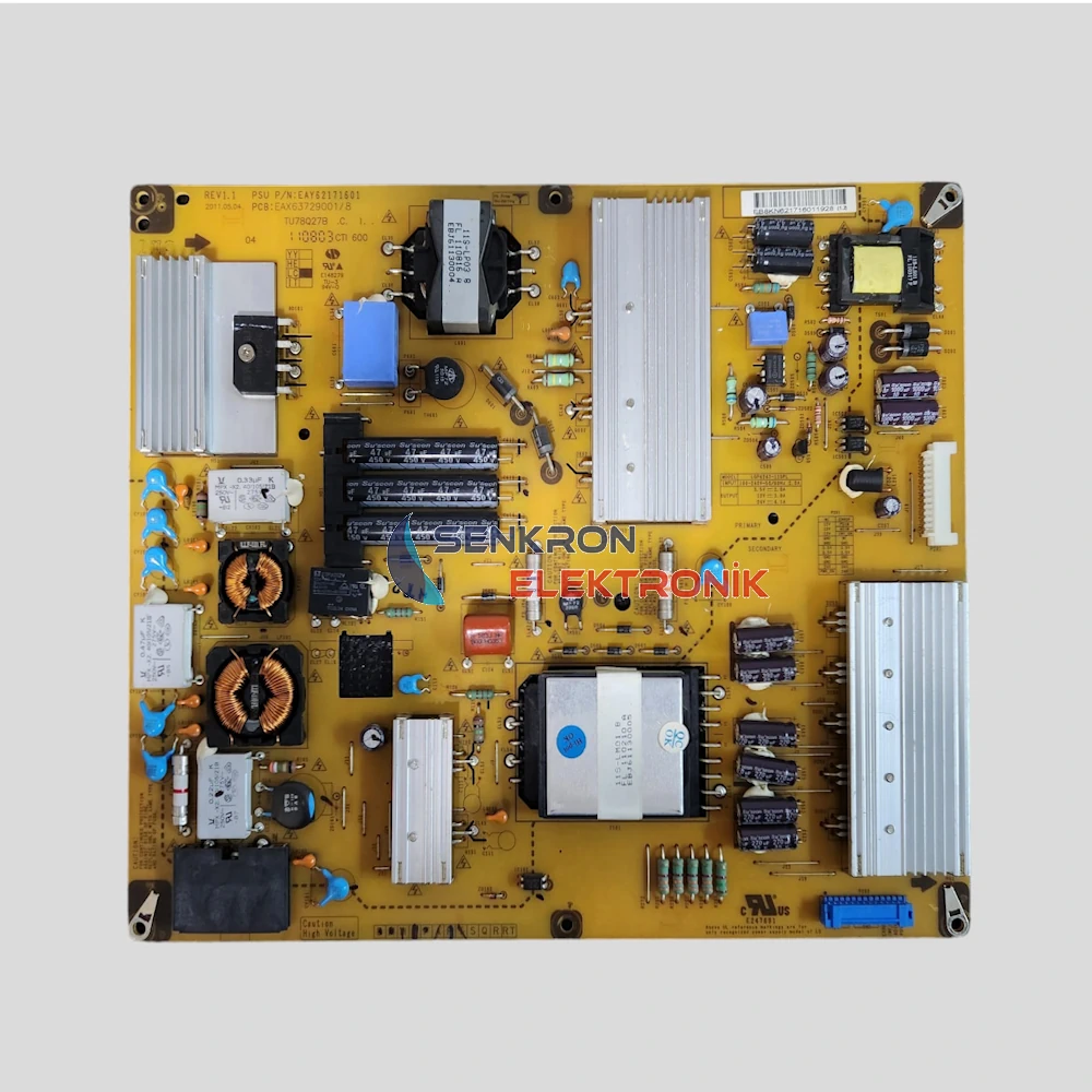 EAY62171601, EAX63729001-8 REV.1.1, LG 42LV3550 POWER BOARD