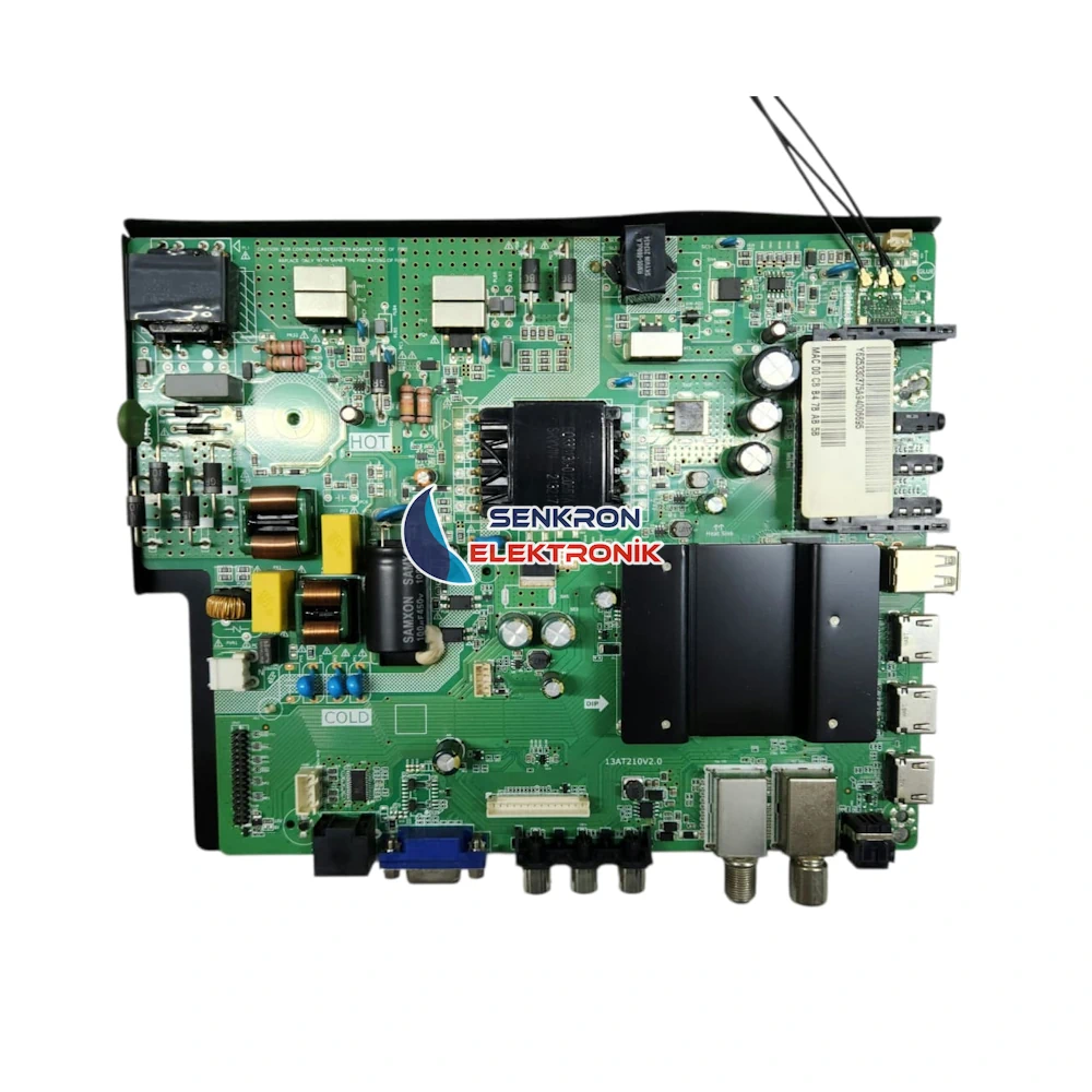 13AT210V2.0, LSC490HN02-U02, SUNNY SN49FAL27 LED TV ANAKARTI, MAIN BOARD
