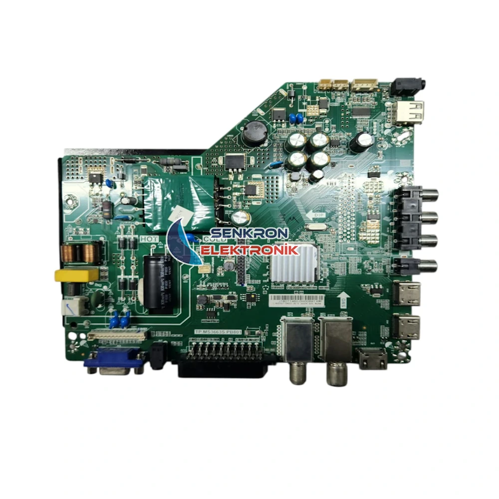 TP.MS3663S.PB801, KM0320LDR , LC320EXN, ELECTROMASTER ETV-232 LED TV ANAKARTI, MAİN BOARD