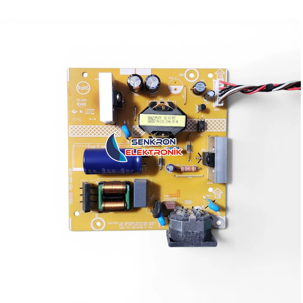 715G8581-P02-000-001R, MSI OPTIX MAG241CV, 3EA21, POWER BOARD, BESLEME GUC KARTI