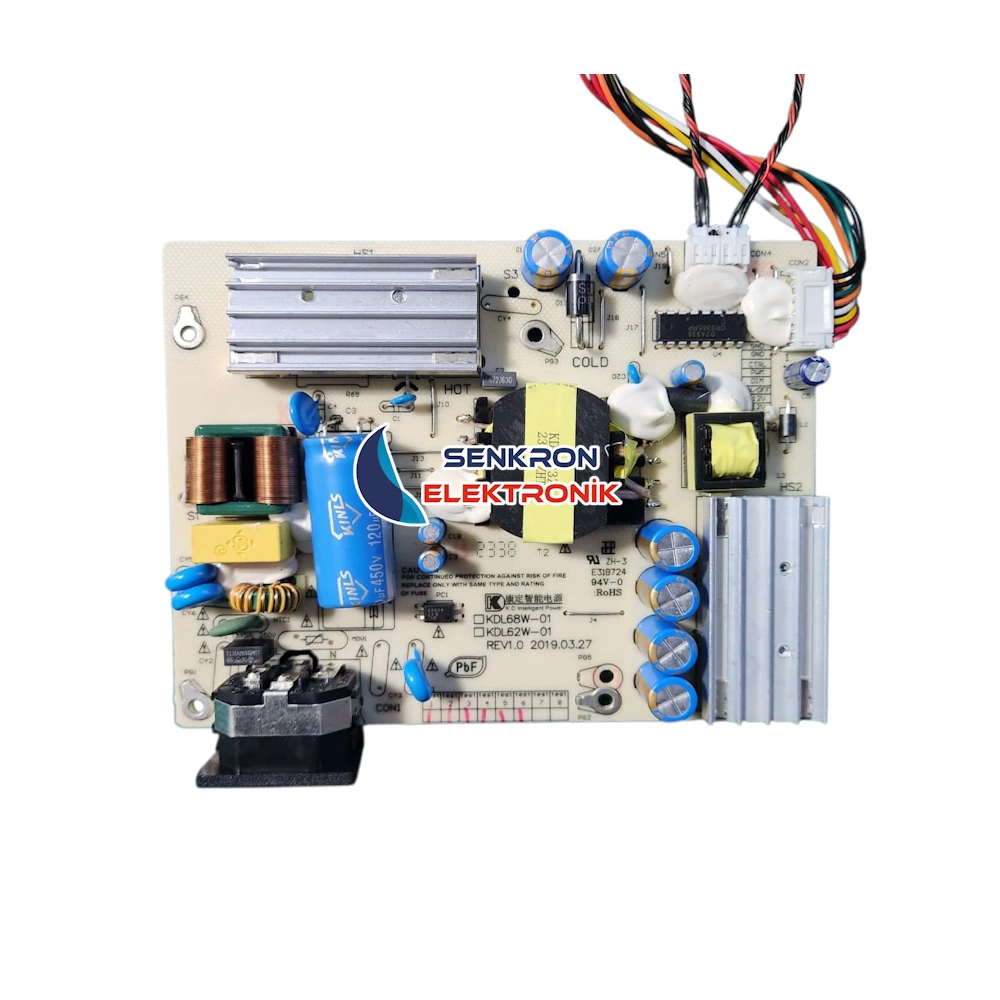 KDL68W-01 REV1.0, VIEWSONIC VX2758A-2K-PRO, POWER BOARD, BESLEME GUC KARTI