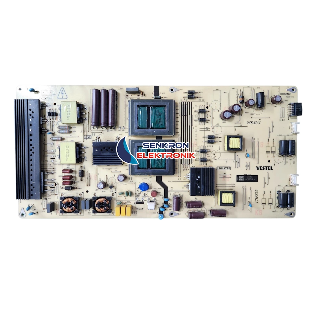 17IPS56, 28367483, 23582764, VESTEL 65U9500 LED TV, POWER BESLEME GUC KARTI