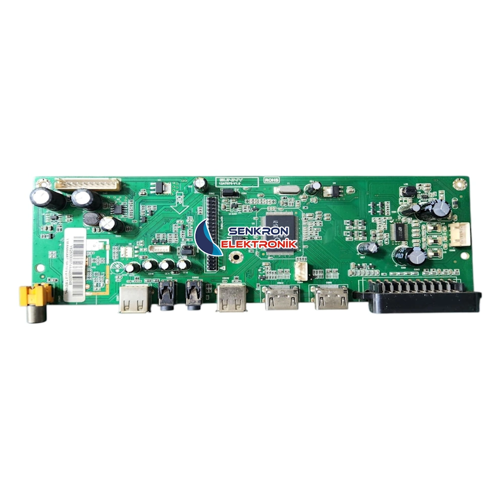 12AT075 V1.0 T.SİZ, AXEN AX43DLD12AT075-ILFM, ANAKART, MAIN BOARD