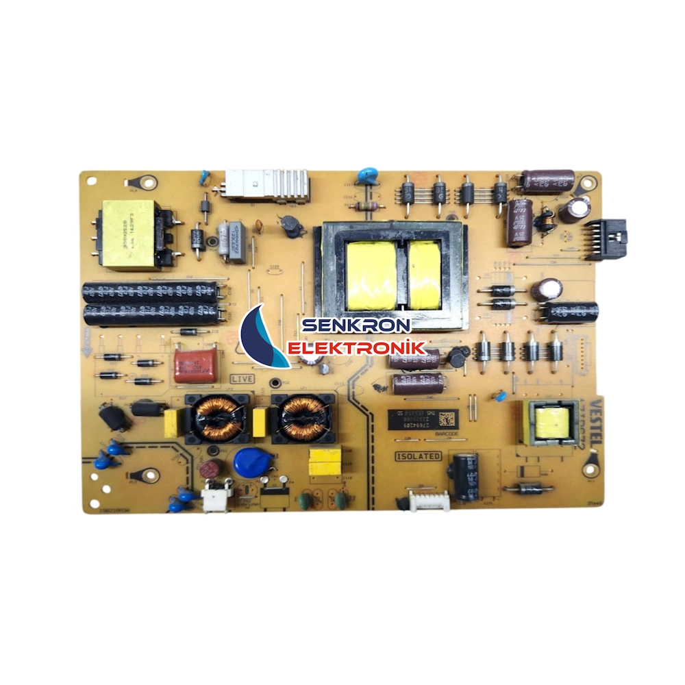 17IPS72, VESTEL 43UB7550 LED TV, POWER BESLEME GUC KARTI