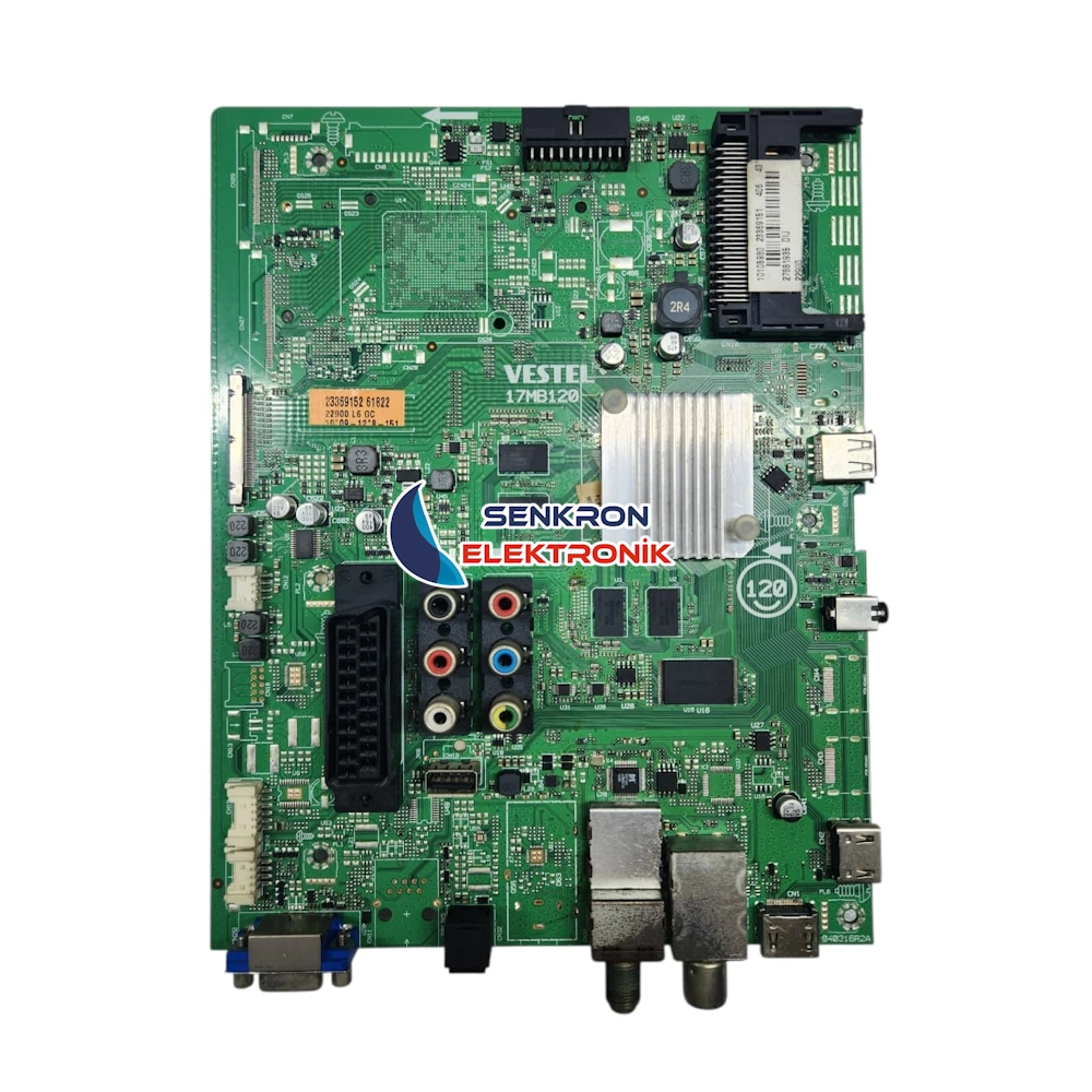 17MB120, 23369152, VES430QNDL-2D-U11, VESTEL 43UB7550 LED TV ANAKARTI, MAIN BOARD